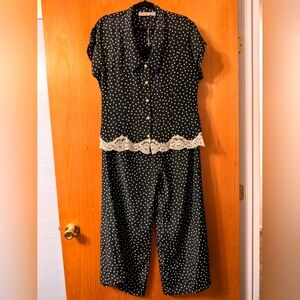 Vintage Victoria's Secret Gold Label PJ Set